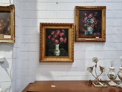 Fabulous French Floral Oil on Canvas | Antique & Vintage | Moonee Ponds Antiques | Australia Wide Delivery