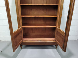 Walnut French Two Door Bookcase | Antique & Vintage | Moonee Ponds Antiques | Australia Wide Delivery
