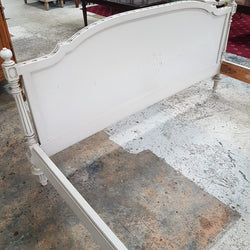 French Queen Size Upholstered Bed | Antique & Vintage | Moonee Ponds Antiques | Australia Wide Delivery