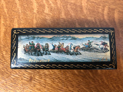 Vintage Russian Lacquer Box Hand-Painted Box | Antique & Vintage | Moonee Ponds Antiques | Australia Wide Delivery