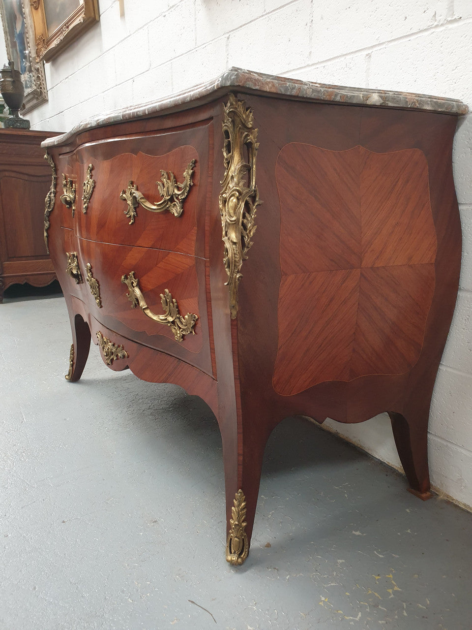 19th Century French Louis XV Style Commode With Marble Top | Antique & Vintage | Moonee Ponds Antiques | Australia Wide Delivery