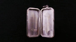 Sterling Silver Art Deco Style Pendant - Locket | Antique & Vintage | Moonee Ponds Antiques | Australia Wide Delivery