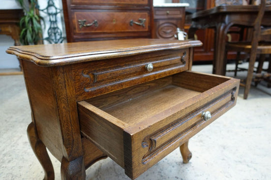 French Oak Louis XV Style Low Cabinet