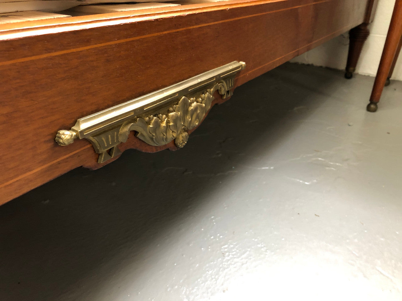 French Louis XVI Style Walnut Queen Size Bed | Antique & Vintage | Moonee Ponds Antiques | Australia Wide Delivery