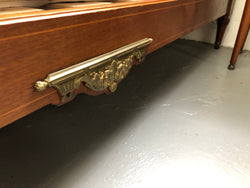 French Louis XVI Style Walnut Queen Size Bed | Antique & Vintage | Moonee Ponds Antiques | Australia Wide Delivery