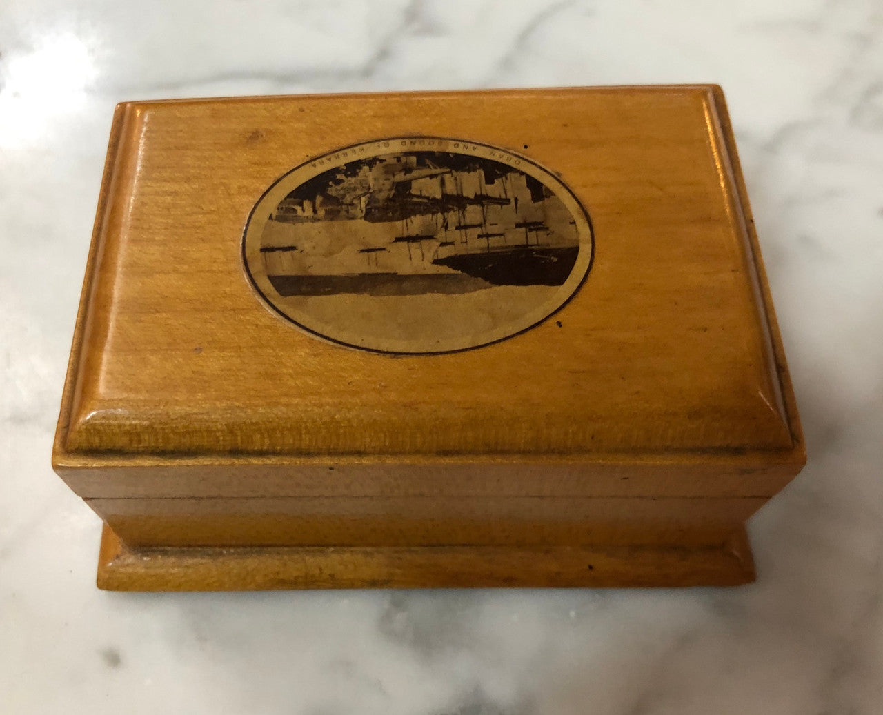 Antique Mauchline Ware Wooden Trinket Box | Antique & Vintage | Moonee Ponds Antiques | Australia Wide Delivery