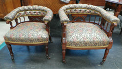 Gents & Ladies Tub Chairs | Antique & Vintage | Moonee Ponds Antiques | Australia Wide Delivery