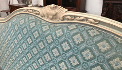 Painted Louis XV Style Upholstered Queen Size Bed | Antique & Vintage | Moonee Ponds Antiques | Australia Wide Delivery