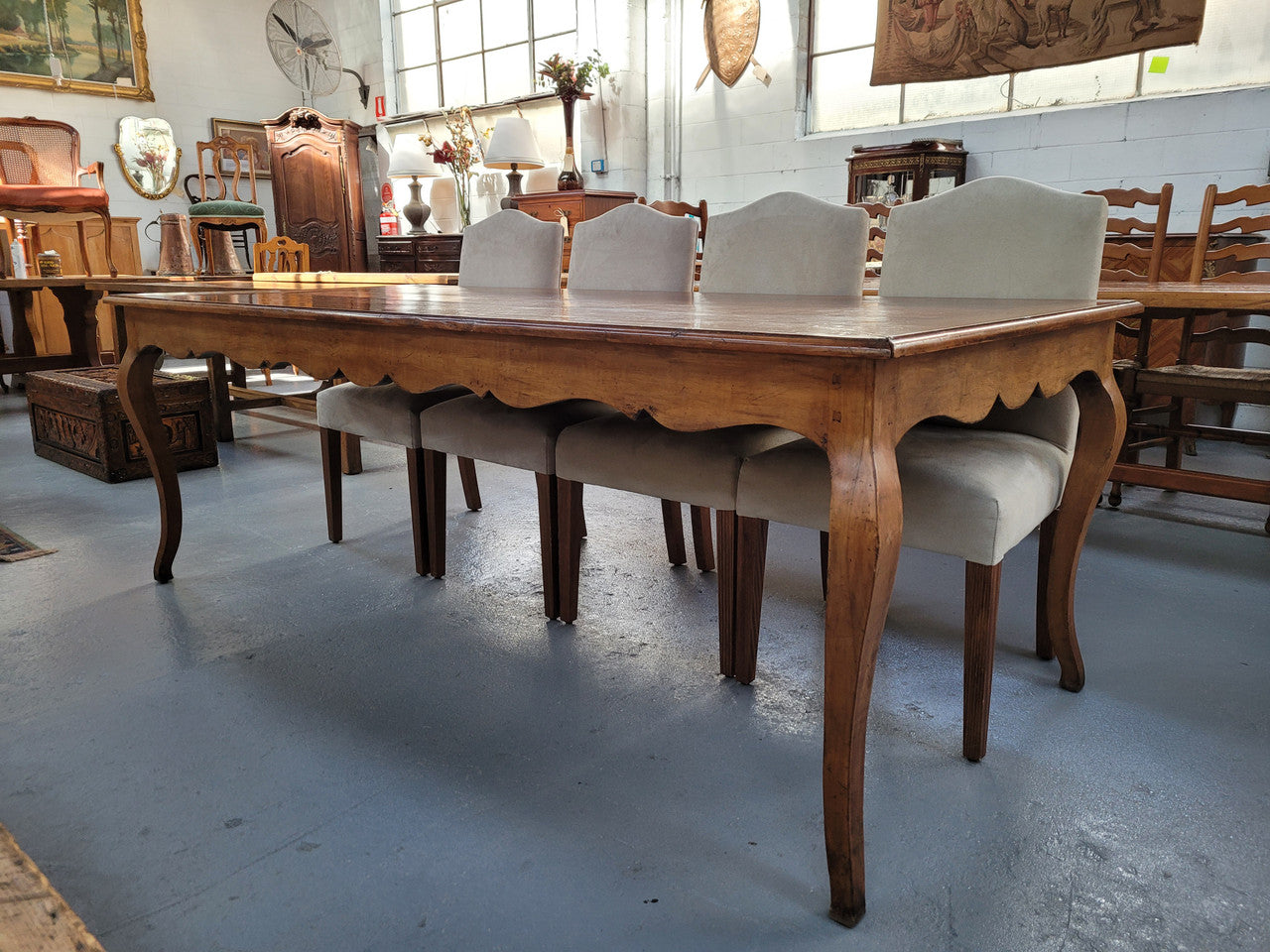 Beautiful Cherry Wood Dining Table | Antique & Vintage | Moonee Ponds Antiques | Australia Wide Delivery