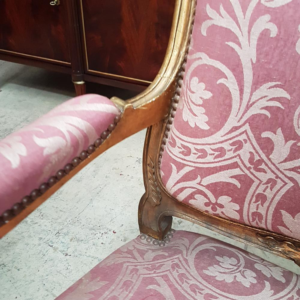 Pair Of French Louis XV Style Fauteuil