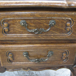 French Oak Parquetry Top Desk
