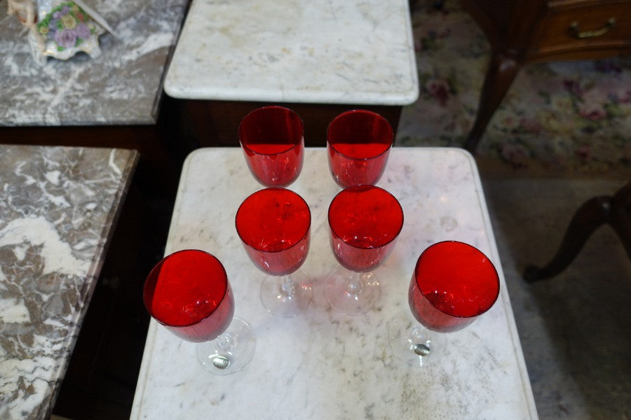 Bohemian Wine glasses | Antique & Vintage | Moonee Ponds Antiques | Australia Wide Delivery