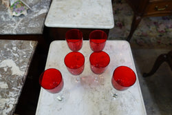 Bohemian Wine glasses | Antique & Vintage | Moonee Ponds Antiques | Australia Wide Delivery