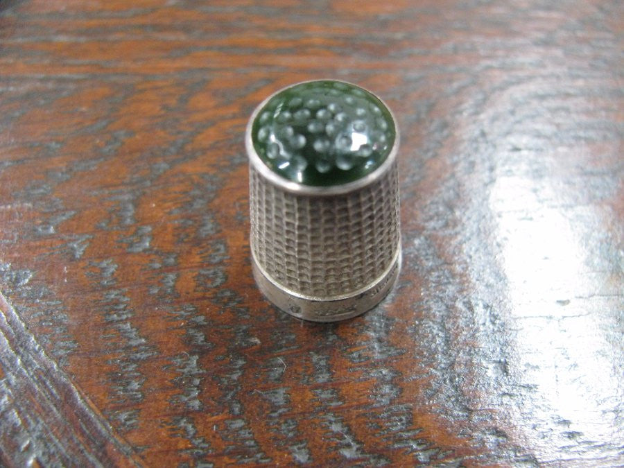 Antique Edwardian Sterling Silver Thimble