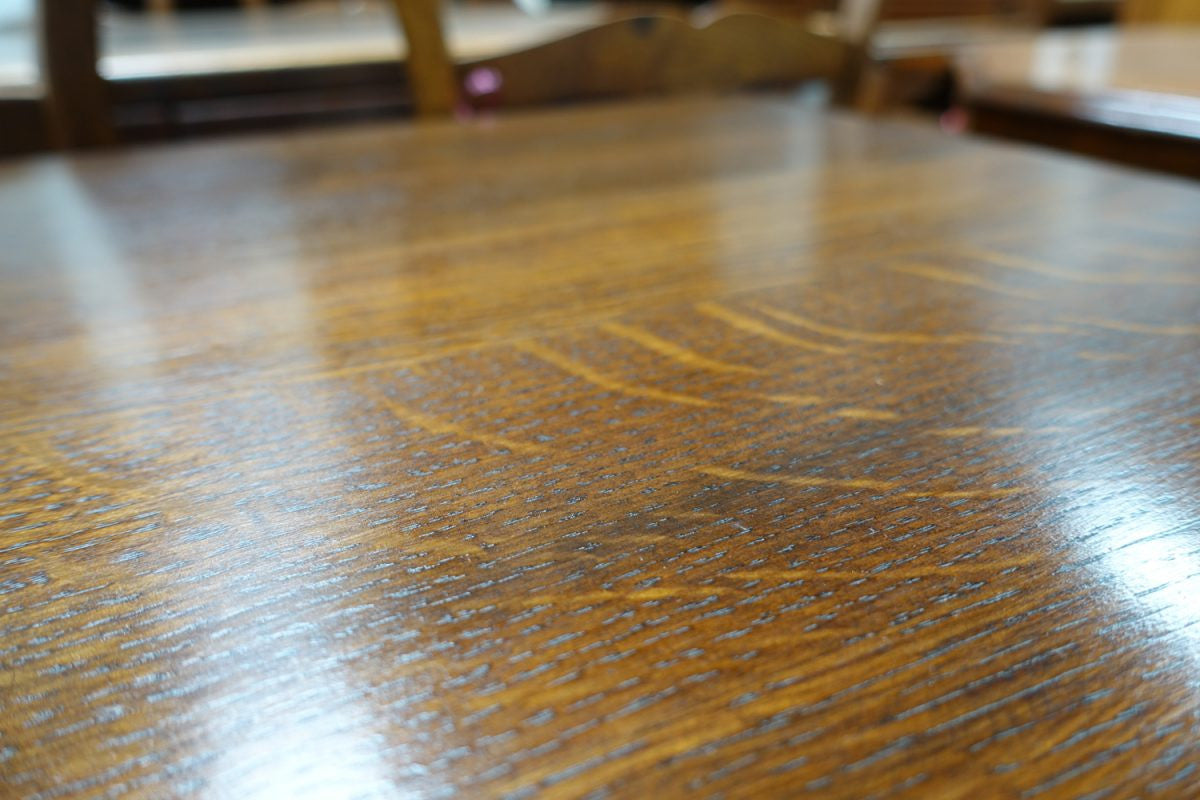 1860's French Oak Gothic Style Two Drawer Desk | Antique & Vintage | Moonee Ponds Antiques | Australia Wide Delivery