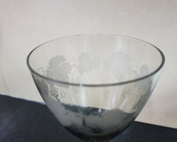 Etched Goblet | Antique & Vintage | Moonee Ponds Antiques | Australia Wide Delivery
