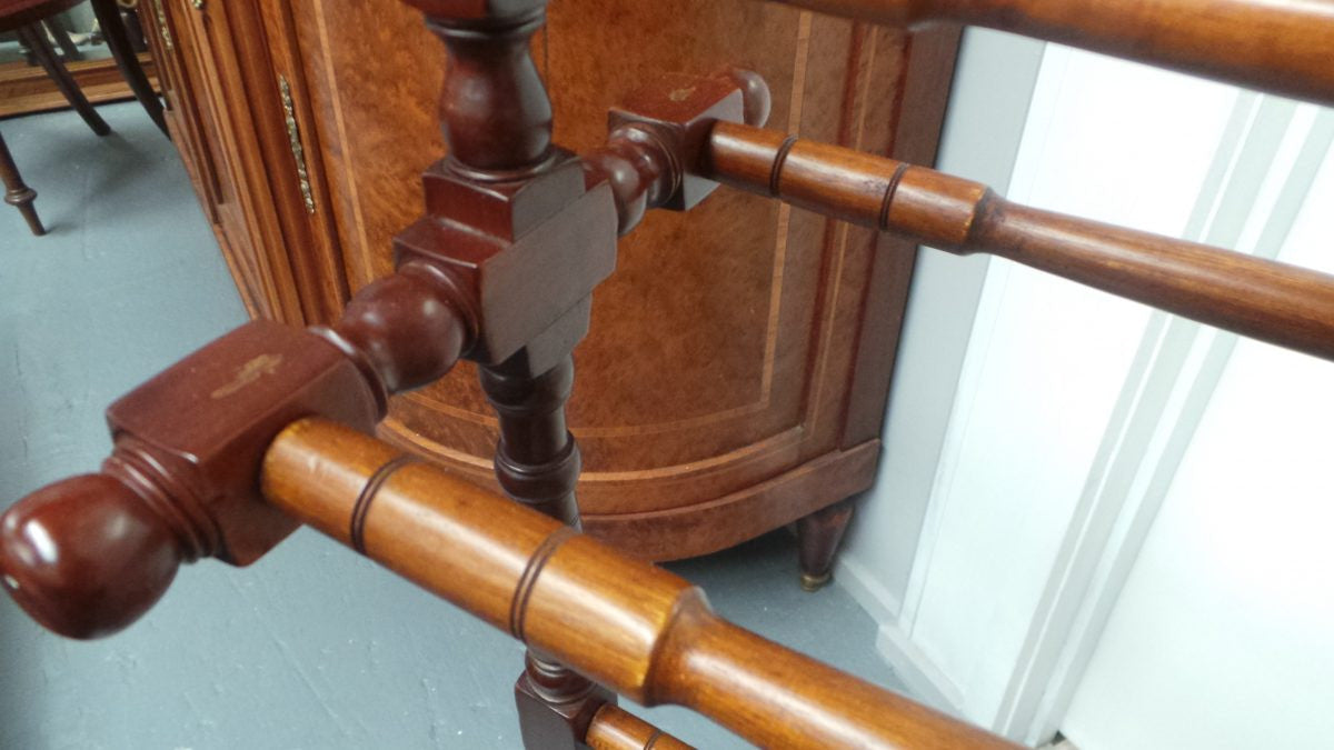 Beautiful Mahogany Towel Rail | Antique & Vintage | Moonee Ponds Antiques | Australia Wide Delivery
