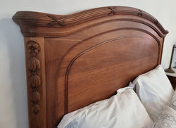 Fabulous French Walnut Queen Bed | Antique & Vintage | Moonee Ponds Antiques | Australia Wide Delivery