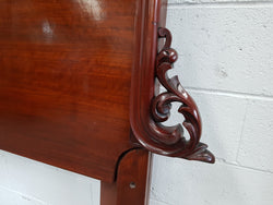 Victorian Mahogany King Size Bed Head | Antique & Vintage | Moonee Ponds Antiques | Australia Wide Delivery