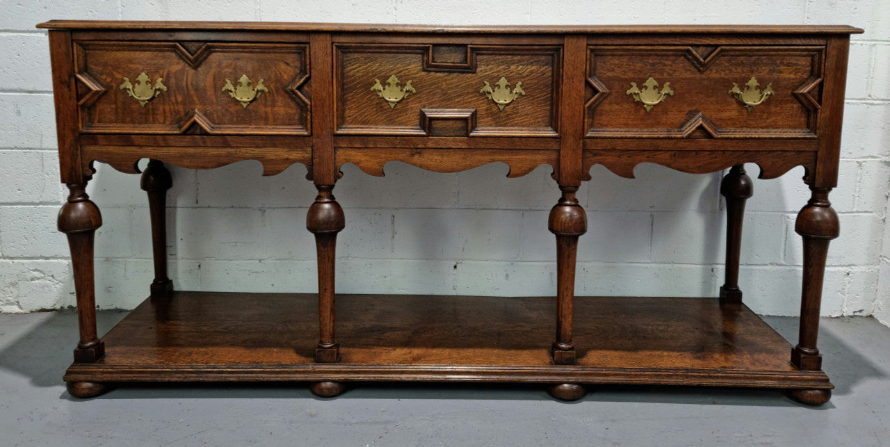 Fabulous Antique Oak Tudor Style Kitchen Dresser | Antique & Vintage | Moonee Ponds Antiques | Australia Wide Delivery