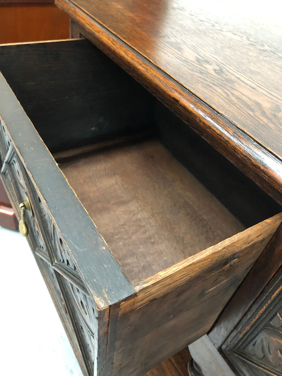 Georgian Style Carved Oak Dresser | Antique & Vintage | Moonee Ponds Antiques | Australia Wide Delivery