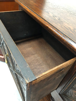 Georgian Style Carved Oak Dresser | Antique & Vintage | Moonee Ponds Antiques | Australia Wide Delivery