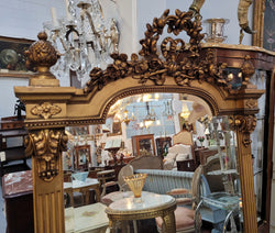 French Louis XVI Style Napoleon III Gilt Mantle Mirror | Antique & Vintage | Moonee Ponds Antiques | Australia Wide Delivery