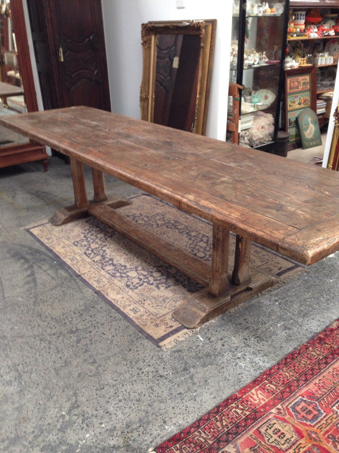 Antique French Refectory - Monastery Table