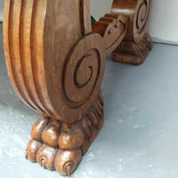 Petite Spanish Style Parquetry Top Coffee Table