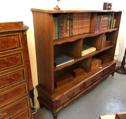 Beautiful French Oak Bookcase With Drawers | Antique & Vintage | Moonee Ponds Antiques | Australia Wide Delivery