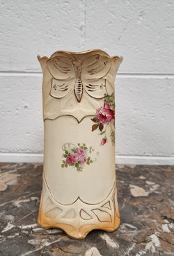 Victorian Tall Jug With Rose & Gilt Decoration | Antique & Vintage | Moonee Ponds Antiques | Australia Wide Delivery