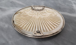 Stunning Oval Georgian Silver & Carved Mother of Peral Snuff Box | Antique & Vintage | Moonee Ponds Antiques | Australia Wide Delivery