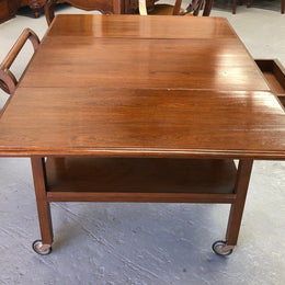 Drinks Trolley That Opens To A Table