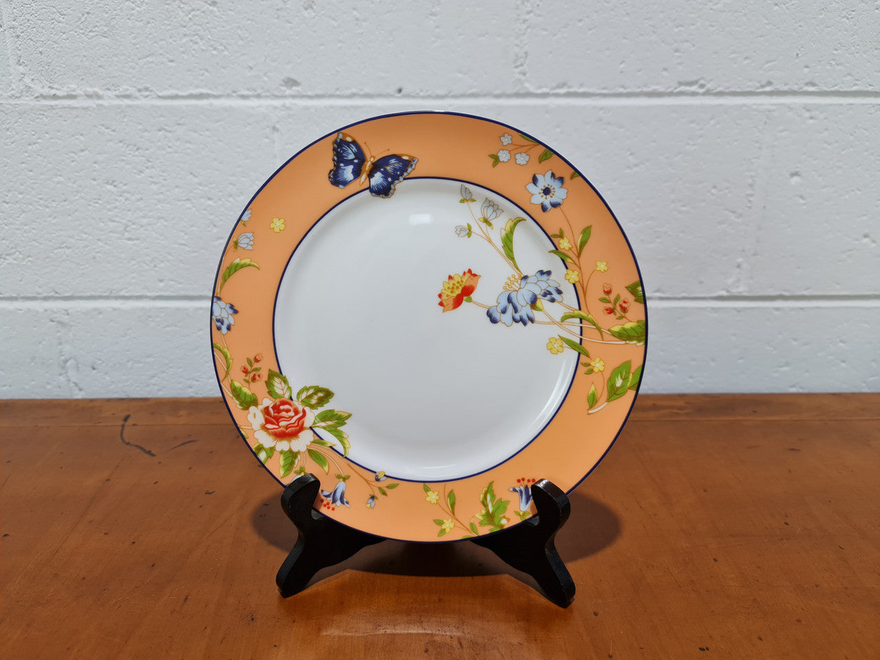 “Aynsley” Windsor Cottage Garden Set Of 4 Side Plates With Original Box | Antique & Vintage | Moonee Ponds Antiques | Australia Wide Delivery
