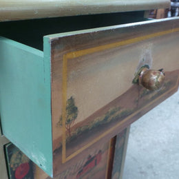 Decorative Hand painted Cupboard