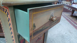 Decorative Hand painted Cupboard | Antique & Vintage | Moonee Ponds Antiques | Australia Wide Delivery