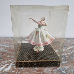 Rare “Dresden” ballerina figurine in original packaging. In good condition please view photos as they help form part of the description.