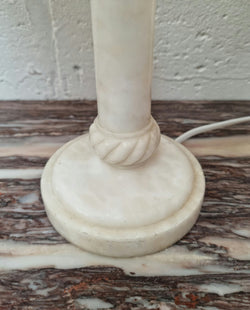 Vintage White Marble Table Lamp Base | Antique & Vintage | Moonee Ponds Antiques | Australia Wide Delivery