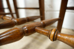 Set of Six French Oak Rush Chairs | Antique & Vintage | Moonee Ponds Antiques | Australia Wide Delivery