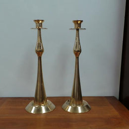 Pair Of Bronze Candlesticks
