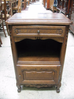 French Oak Bedside Cabinet-1 | Antique & Vintage | Moonee Ponds Antiques | Australia Wide Delivery