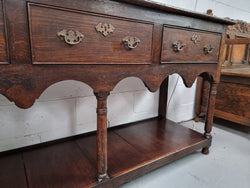 Beautiful Early 19th Century Dark Oak Dresser | Antique & Vintage | Moonee Ponds Antiques | Australia Wide Delivery