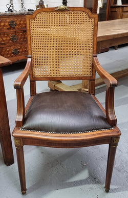 Imposing French Louis XV Style Inlaid Desk Chair with Ormolu Mounts | Antique & Vintage | Moonee Ponds Antiques | Australia Wide Delivery