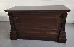 Impressive Silky Oak Antique Style Shop Counter | Antique & Vintage | Moonee Ponds Antiques | Australia Wide Delivery