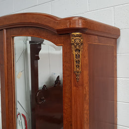 French Burr Walnut Armoire/Wardrobe