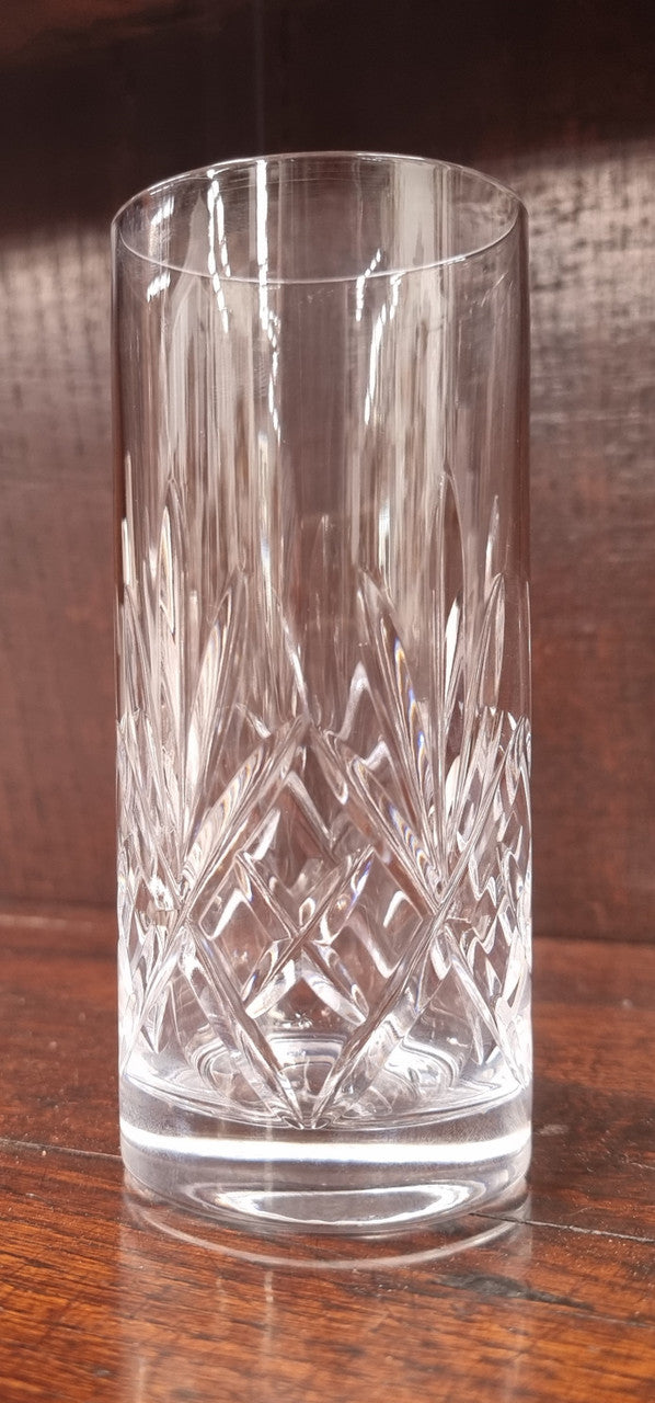 Lovely set of six crystal tumblers, In good original condition.