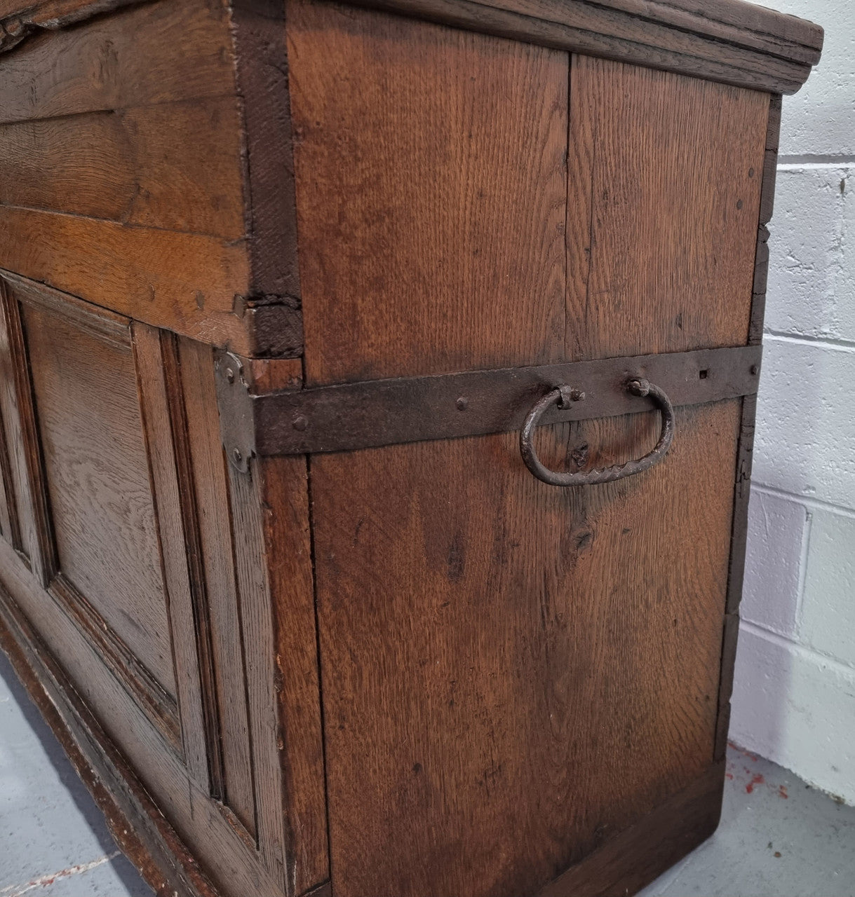 French Oak Early 19th Century Trunk | Antique & Vintage | Moonee Ponds Antiques | Australia Wide Delivery