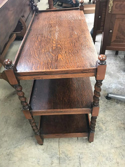 Oak Jacobean Auto Trolley | Antique & Vintage | Moonee Ponds Antiques | Australia Wide Delivery