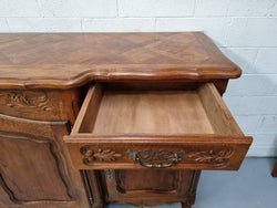 French Oak Louis XV Style Sideboard With Two Drawers & Four Cupboards | Antique & Vintage | Moonee Ponds Antiques | Australia Wide Delivery