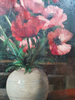 French Framed Oil Painting On Canvas | Antique & Vintage | Moonee Ponds Antiques | Australia Wide Delivery